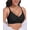 Black, variant on Scalloped Wireless Bras for Women No Underwire Seamless Bra Padded Full Coverage Comfortable Bralettes