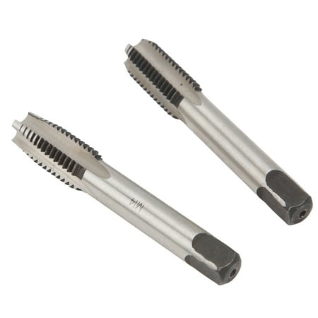 

Tebru 2pcs Taper And Plug Tap Set Carbon Steel Hand Screw Thread Tapping Tool AHP