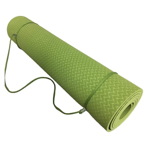 Eco Friendly Premium Yoga Mat Non-PVC Non-toxic Non-heavy-metals Non-irritating Odor with Strap Included