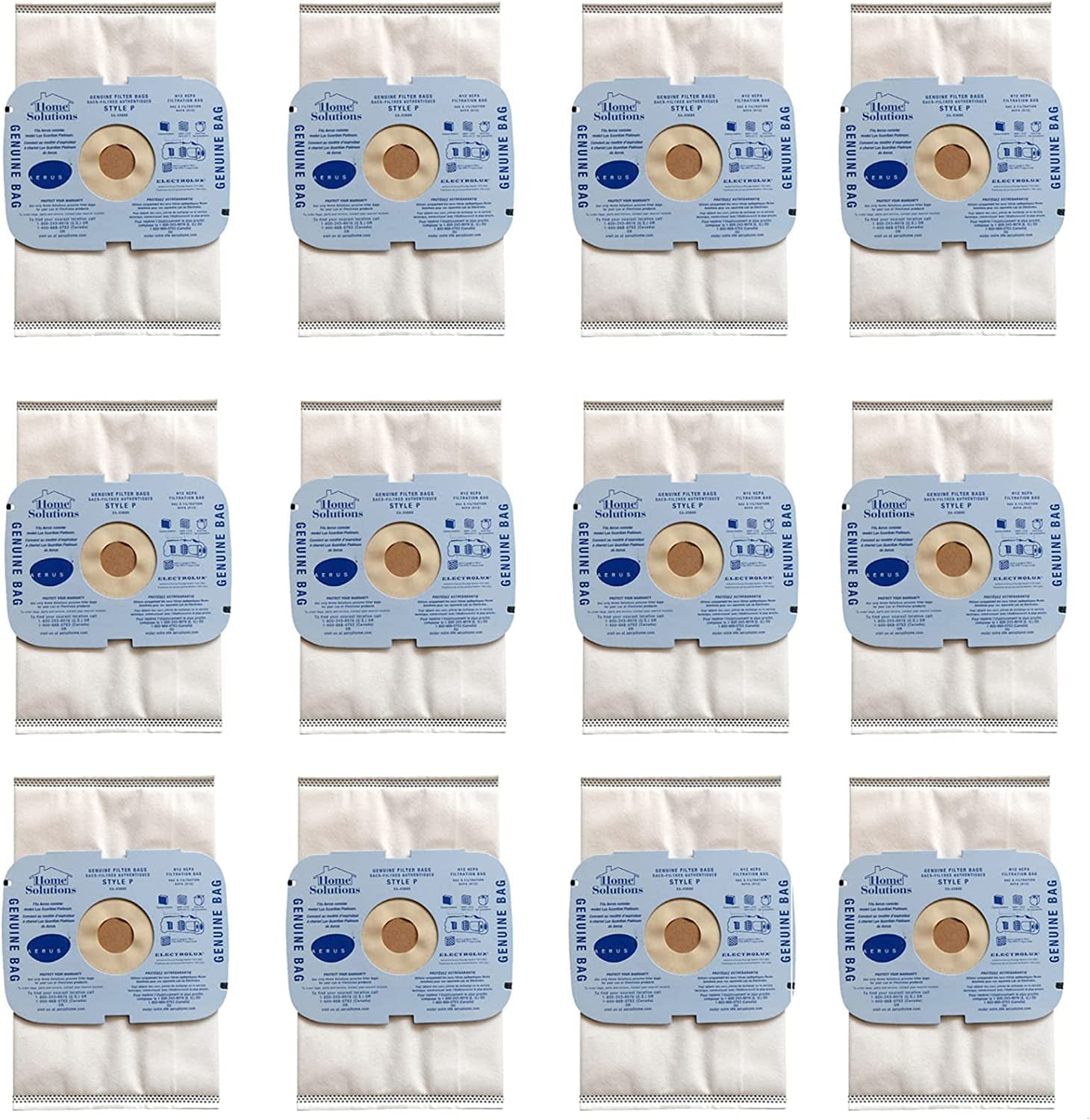 Replacement Spare Parts StyleP Dust Bags Compatible with Lux