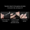thumbnail image 4 of QualitChoice Acrylic Nail Tips Almond Shape Quick-drying Suitable For Home DIY Easy To Apply Square nail plate, 4 of 6
