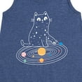 thumbnail image 3 of Instant Message - Cat Solar System - Toddler & Youth Girls A-line Dress, 3 of 6