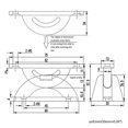 thumbnail image 3 of Door Retainer Catch for Caravan Campers Boat RVs Door Nylon Stoper Clip, 3 of 5