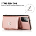 thumbnail image 3 of Dteck Case for Samsung Galaxy S20 FE 6.5-inch,Luxury Leather Wallet Case Magnetic Flip Card Holder Slots Back Protective Kickstand S20 FE 5G Phone Cover with Shoulder Strap (about 1.4m),Rosegold, 3 of 5