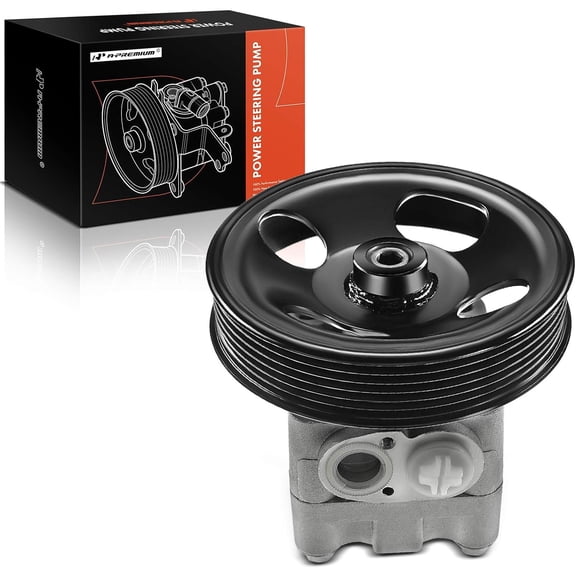 A-Premium Power Steering Pump Without Reservoir Compatible with Infiniti QX4 Nissan Pathfinder 2001-2004