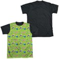 thumbnail image 2 of Adventure Time Men's  Green Fields Sublimation T-shirt White, 2 of 4