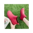 thumbnail image 6 of Ferndule Womens Waterproof Round Top Rain Boots Casual Comfortable Ankle Bootie Garden Shoe Outdoor Stylish Slip On, 6 of 6
