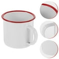 thumbnail image 6 of Enamel Mug Enamel Coffee Mug Vintage Enamel Tea Water Cup Beverage Cup with Handle, 6 of 6