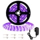 thumbnail image 1 of Tira de luz UV Tira de luces LED 16.4 pies 300 LED Luces de cuerda 12V Luces negras flexibles Luces Tomshoo  Luces de tira, 1 of 7
