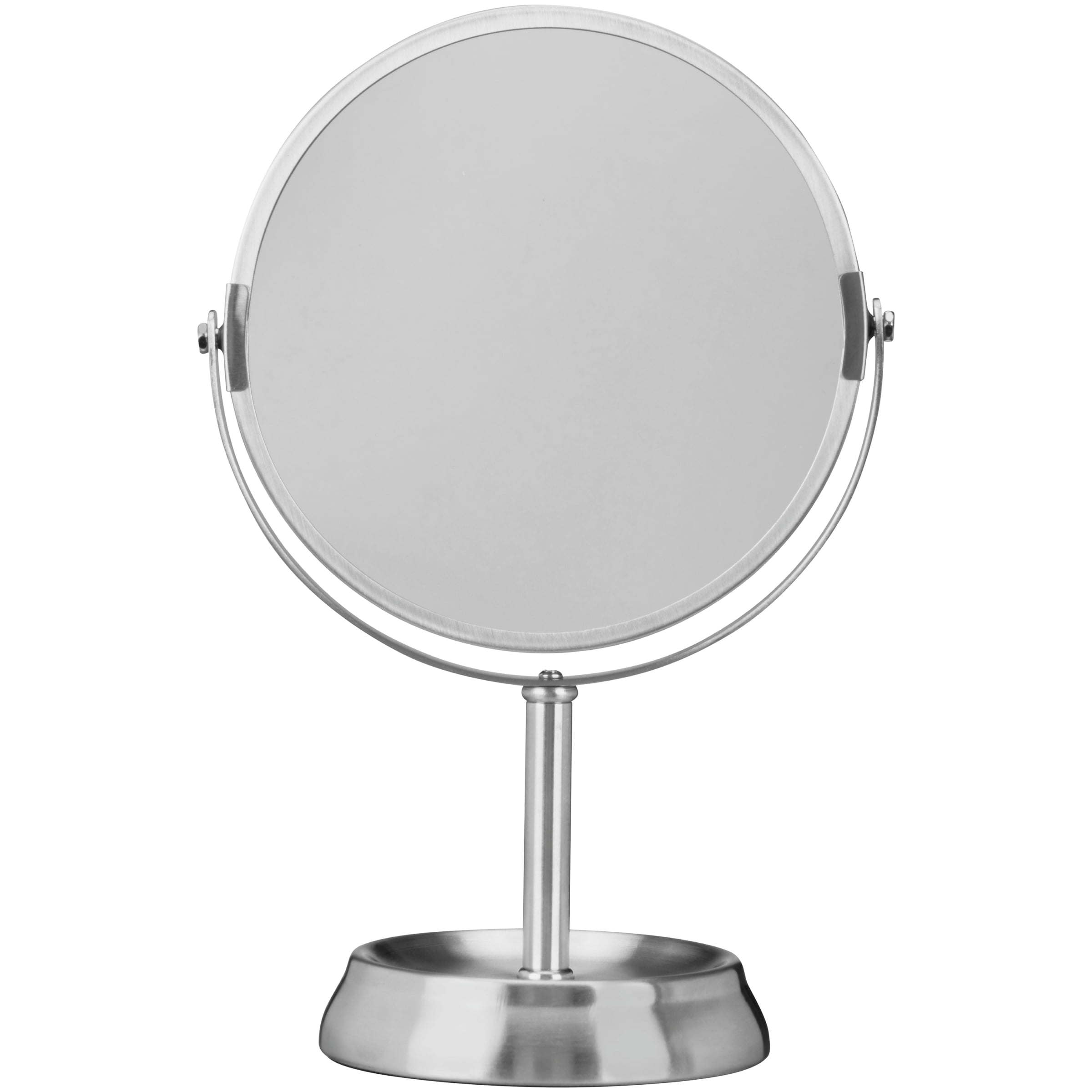 vanity mirror freestanding round 360 degree rotation bathroom makeup