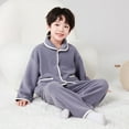 thumbnail image 6 of Gubotare Boy Pjs Boys' Comfort Fit Printed PJ Set - Classic Sleepwear for Everyday Use Size 9-10 Years (Grey,9-10 Years), 6 of 7