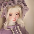 thumbnail image 4 of Sadie 1/4 Ball Jointed Doll Sadie Fullset B Bariy Big Chest BJD Purple Lolita Cake Dress with Hat  Elegant Female, 4 of 7