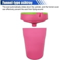 thumbnail image 5 of 5PCS Car Glow in the Dark Butt Bucket Ashtray, Portable Self-Extinguishing Smokeless Auto Cup Ash Holder with Lid, Mini Smellproof Cigarette Trash Accessories for Home Truck Office, 5 of 7