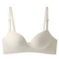 thumbnail image 3 of Rvasteizo Women Lace Bra Soft Underwire Adjustment Side Bust Gathering Everyday Bra, 3 of 5