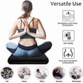 thumbnail image 3 of Gel Seat Cushion for Long Sitting, Extra Thick Gel Cushion for Wheelchair Soft Chair Pads for Office Home Chairs Car Seats Long Trips - Back Sciatica Hip Tailbone Pain Relief Cushion (Black), 3 of 7