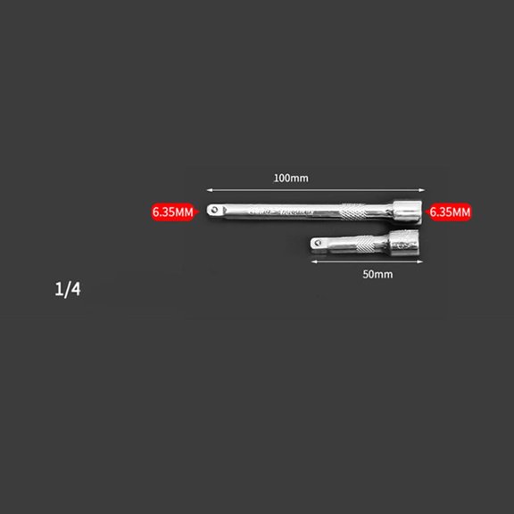 1/2 3/8 1/4 inch Extension Length Bar Set for Socket Ratchet Accessory Tool