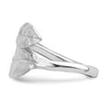 thumbnail image 3 of Sterling Silver Rhodium-plated Leaf Ring QR6561, 3 of 5