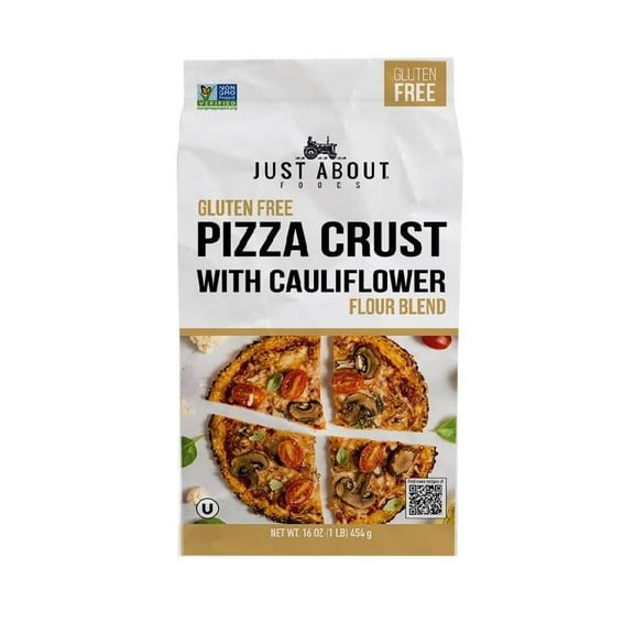 Harina preparada Just About Foods para pizza sin gluten 454 g