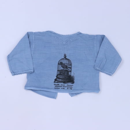 

Pre-owned Taches de Rousseur Girls Blue Blouse size: *3-6 Months