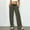 Velvet Pants-Gray, variant on Gamivast Velvet Wide Leg Pants for Women Soft Drawstring Elastic Waist Flowy Relaxed Trousers with Pockets Casual Work Trouser Spring Holiday Outfits