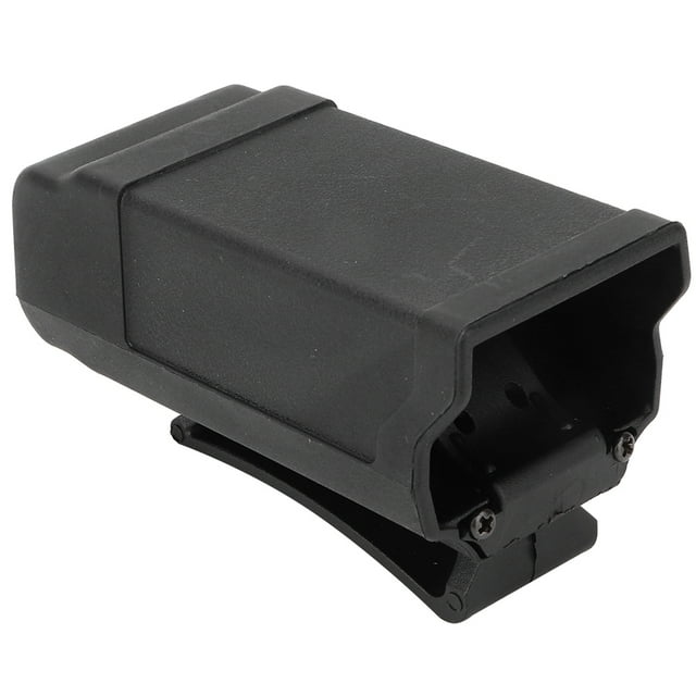 Estuche para revistas de una sola fila para exteriores, caja de cartucho, Clip para cintura, manga de tracción rápida, deportes (negro) YUNYI BRAND Deportes