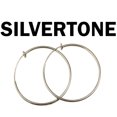 thumbnail image 7 of Evelots Clip on Spring Hoop Earrings-Gold/Silver-No Pinch/Nickel Free-4 Sizes, 7 of 7