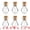 Spherical Shaped, variant on Unique Bargains 6Pcs Tiny Glass Bottles with Cork Stoppers Teardrop 0.6" x 0.6" x 1.2"