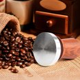thumbnail image 4 of Irfora Sabotaje de café Sabotaje de café expreso de acero inoxidable de 51 mm con elegante mango de madera Sabotajes de mano expreso con resorte Irfora Sabotaje de café, 4 of 7