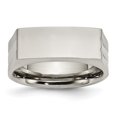 thumbnail image 1 of Bague en Acier Inoxydable 8mm Polie Taille 9, 1 of 7