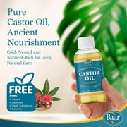 Baar Castor Oil, 4 oz - Cold-Pressed, Cold-Processed, Hexane Free