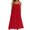 Red, variant on ClodeEU Women's Sleeveless Spaghetti Strap A Line Midi Dress,Casual Flowy Loose Vacation Dress Beige,Women's Plus L