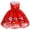 Red#1, variant on Dress Gift for Girls Christmas Girl Dress Sleeveless Princess Party Dress for Girls Formal Prom Dress with Santa Claus Print Bowknot for 2-8 Years Save Big