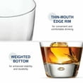 thumbnail image 6 of Bormioli Rocco Luna Double Old Fashioned Glasses, Clear, Set of 4, 6 of 8