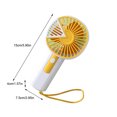thumbnail image 3 of Fiudx Ofertas de la semana Mini ventilador portátil de mano para estudiantes, pequeño ventilador de bolsillo recargable por USB, pequeño ventilador, 3 of 3