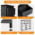 thumbnail image 3 of Cómoda Cajonera 12 Cajones de Tela para Recámara | Organizador de Ropa con Bolsillos Laterales y Ganchos | Mueble de Almacenamiento Multifuncional para Dormitorio - Resistente y Espacioso, 3 of 9