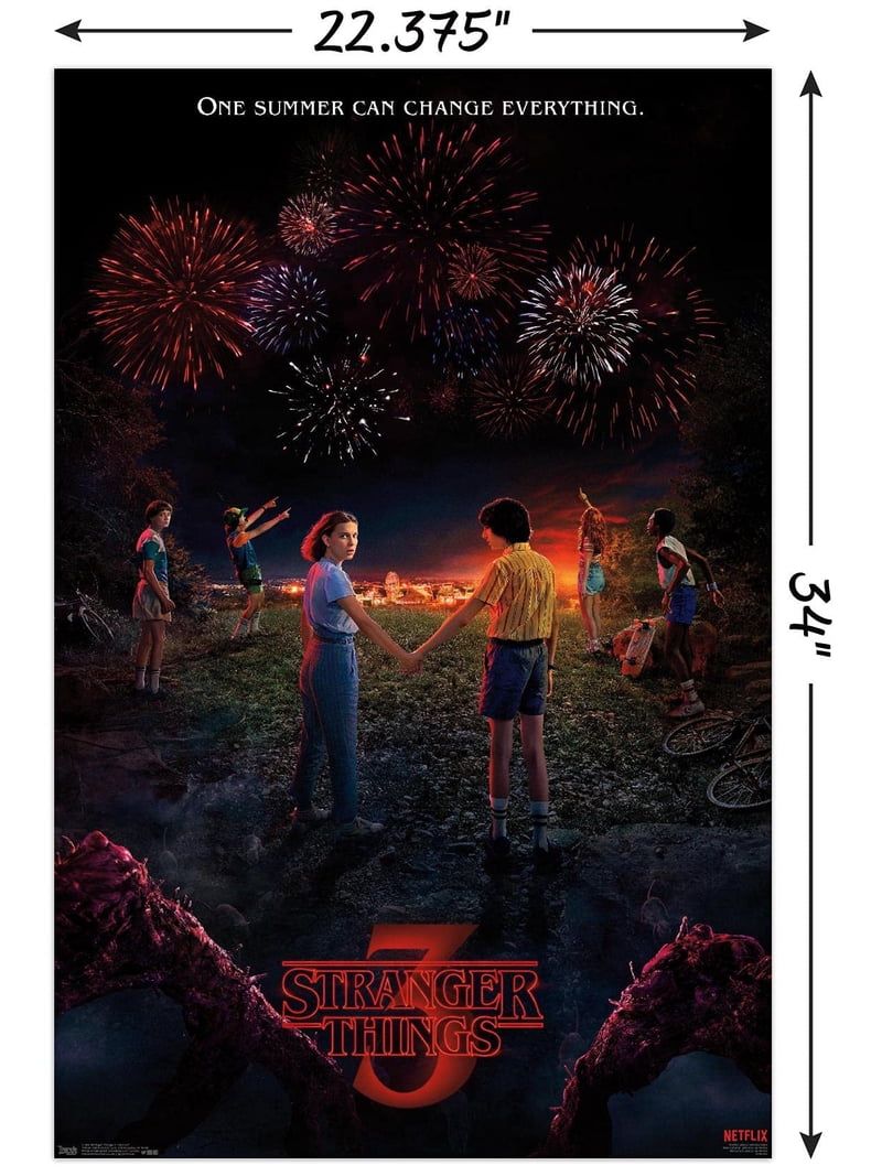 Netflix Stranger Things: Season 3 - Key Art Wall Poster, 22.375