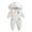 White, variant on Rhoudy Cute Bodysuit For Boys Round Neck Long Sleeve Winter Snowsuit Onesies Outdoor Ski Wear Thermal Insulated Jumpsuit For Infant Toddler Baby Warm Romper Leisure Playsuit White 3-4 Years