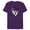 Purple, variant on Disney Descendants 3 Evie Heart Crown - Short Sleeve Blended T-Shirt for Adults -Customized-Yellow
