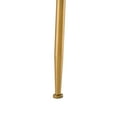 thumbnail image 6 of Linon Arlo Vanity Stool, 17.75" Seat Height, Pale Gold Finish with Cream Fabric, 6 of 7