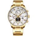 thumbnail image 1 of CURREN Men Watch Quartz Movement Stainless Steel Strap Time &, 1 of 8