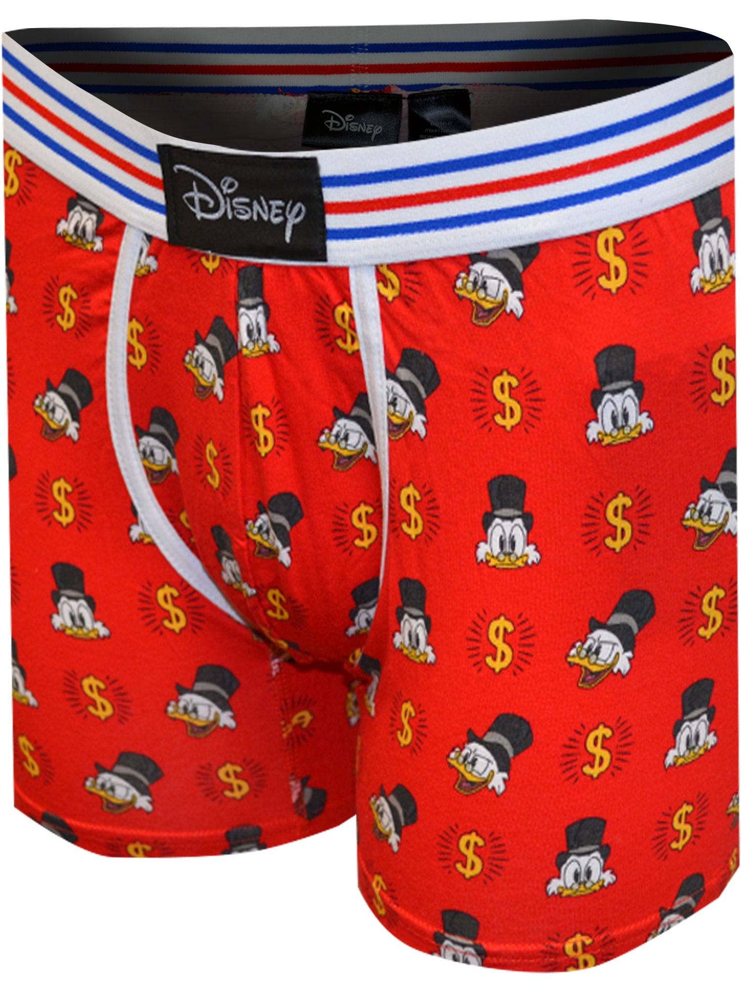 Disney - Disney Men's Disney's Scrooge McDuck Red Boxer Briefs ...