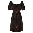 thumbnail image 5 of Adinkra Sankofa Symbol Sleeveless Dress Women's summer suit Women's summer dress evening dress ladies, 5 of 6