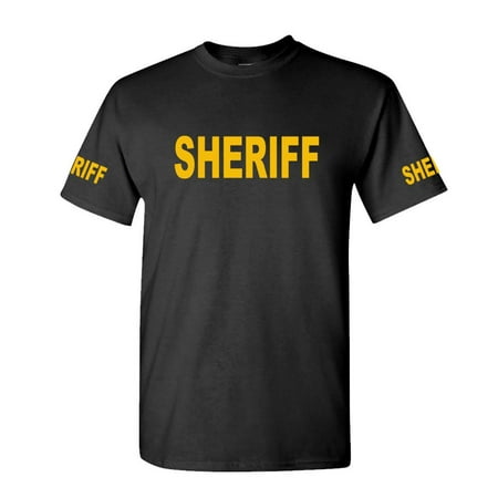 v2 SHERIFF - law enforcement duty police - Mens Cotton