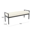 thumbnail image 3 of Bellamy Studio Has Arms Bench, Cream, 3 of 8