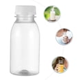 thumbnail image 3 of ColoMX Botellas de plástico de 250ML, botella transparente para bebidas y agua (transparente), 10 Uds., 3 of 7