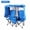 BLUE, variant on SXTSXT 2-Person Portable Beach Folding Camping Chairs with Sun Canopy, Blue