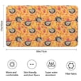 thumbnail image 3 of Fall Hedgehog Apple Leaf Pattern Bathroom Rugs Mat,Non Slip Microfiber Bathroom Rug,Rubber Backing,Soft Bathroom Mats for Bathroom Floor,Tub and Shower,17x30in(43x75cm), 3 of 5