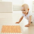 thumbnail image 2 of UPOUART 12Pcs Baby Playing Mat for Floor Foam Crawling Bedroom Light Wood Grain, 2 of 4