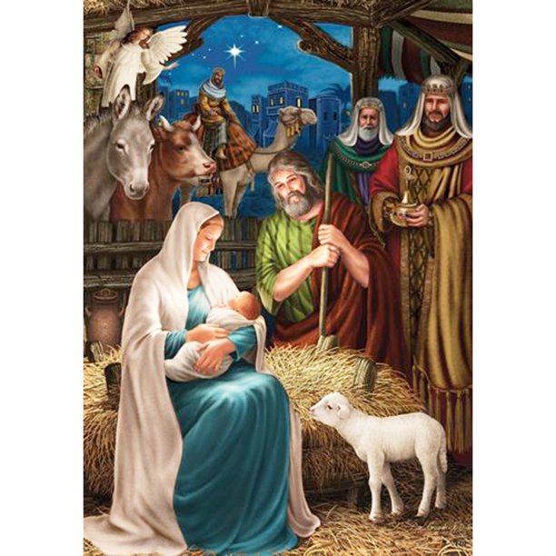 Taladro Diamante Pintura (DE8663) 5D DIY Kit de mosaico de bordado religioso completo (B019) 40x50cm FLhrweasw Nuevo