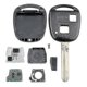 thumbnail image 1 of Car Smart Remote Key 2 Buttons 4C Chip Car Key Fob Fit suitable for Toyota Corolla 2001-2007 304MHZ new Qhzl A-G, 1 of 5
